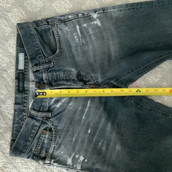 Aeropostale Black Acid Wash Straight Leg Jeans Size: 29 - Picture 5 of 8